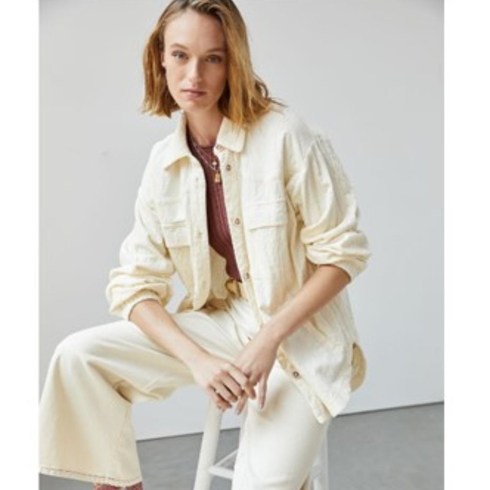 NWT-Anthropologie Maeve Corduroy Shirt Jacket - XL